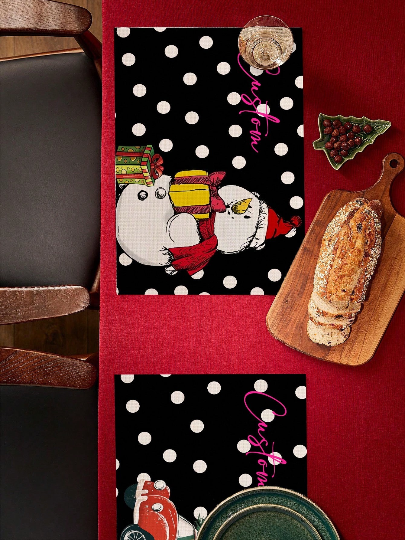 Personalized Christmas Custom Placemats